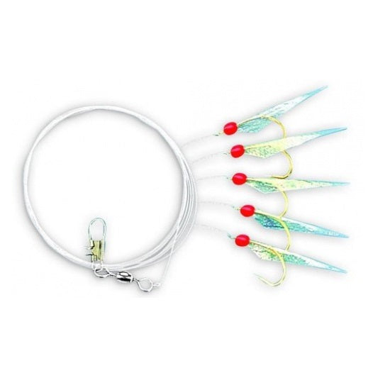 Streamer Zebco H Rig Nr4 Silver red