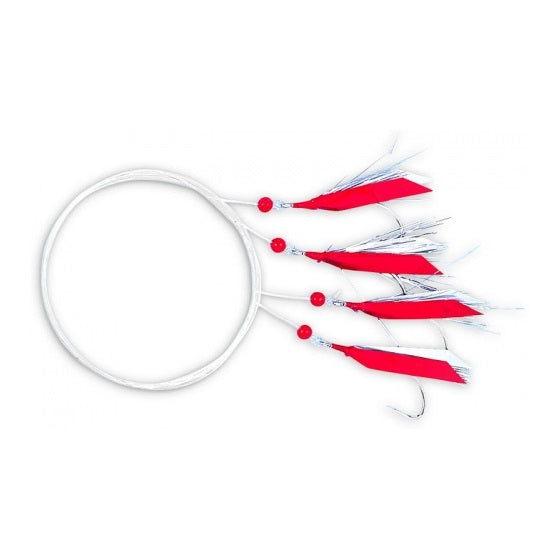Streamer Zebco M Rig Nr3/0 Red Silver