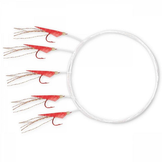 Streamer Zebco Z-Sea Holografix Herring Trace 1.40m Red Fish 5 carlige