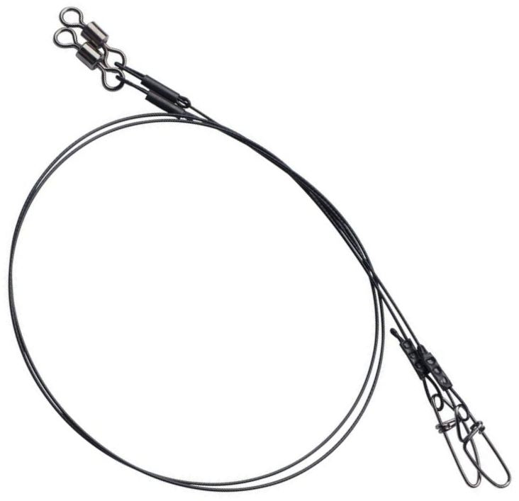 Struna BERKLEY Fusion19 Steel Pike Leaders, 40cm, 45.3kg-100lbs, 2buc/pac