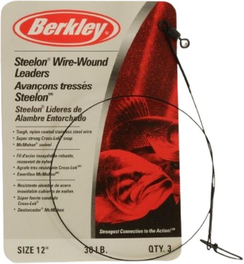 Struna BERKLEY McMahon Steelon Wire Wound, 13.6kg, 27cm, 3buc/pac