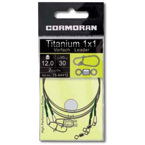 Struna Cormoran Titanium Leader 30cm 2buc/plic