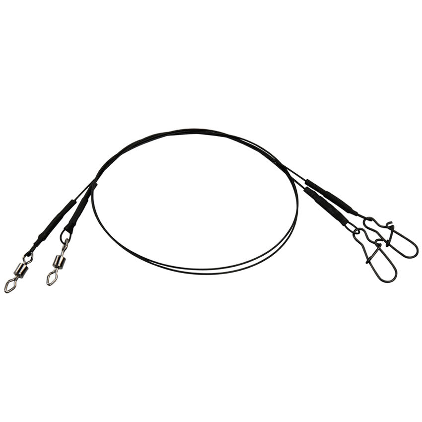 Struna DAM Effzett Coated 1x7 Black, 30cm, 11kg. 2buc/pac
