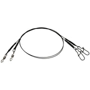 Struna DAM Effzett Coated 1x7 Black, 30cm, 16kg. 2buc/pac