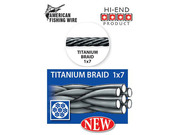 Struna Dragon Classic Titanium Braid 1x7, 35cm, 14kg