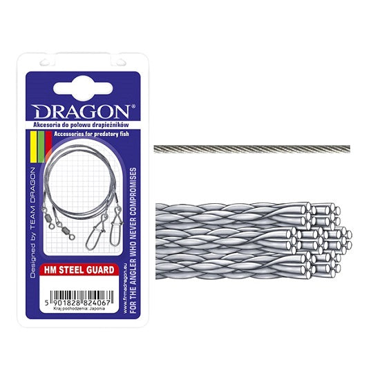 Struna Dragon HM Steel Guard 7x7 Steel Momoi 25cm / 10kg
