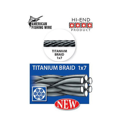 Struna Dragon Leader Classic Titanium Braid 1x7 AFW 25cm / 14kg