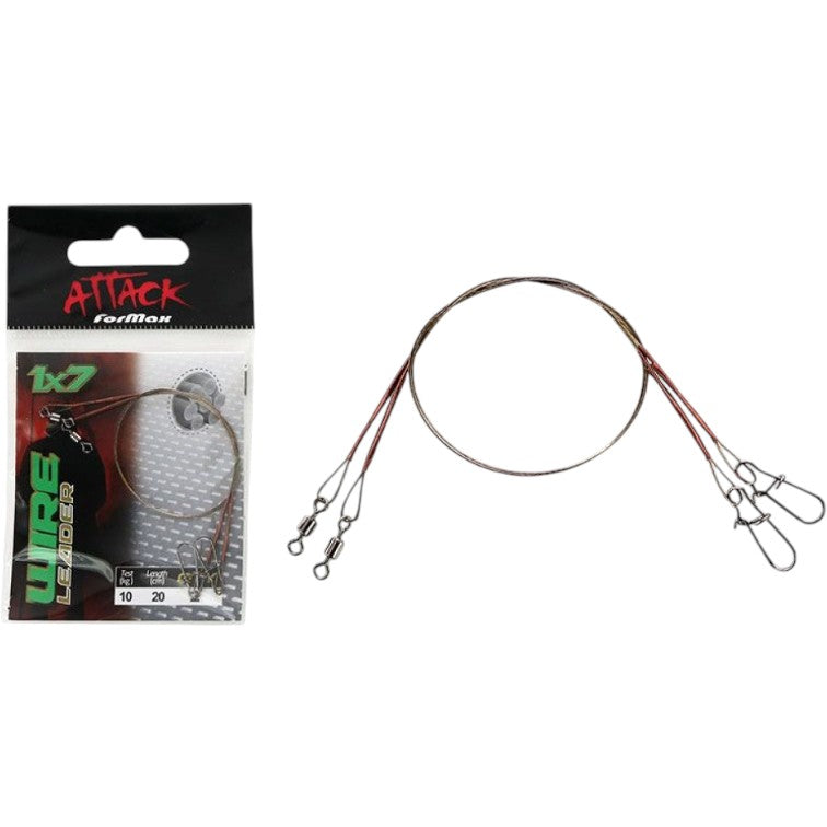 Struna FORMAX Attack 1x7, 10kg, 20cm, 2buc/pac