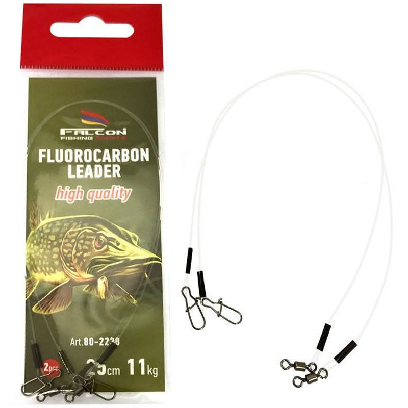 Struna Falcon Fluorocarbon Leader 25cm 2buc/pac
