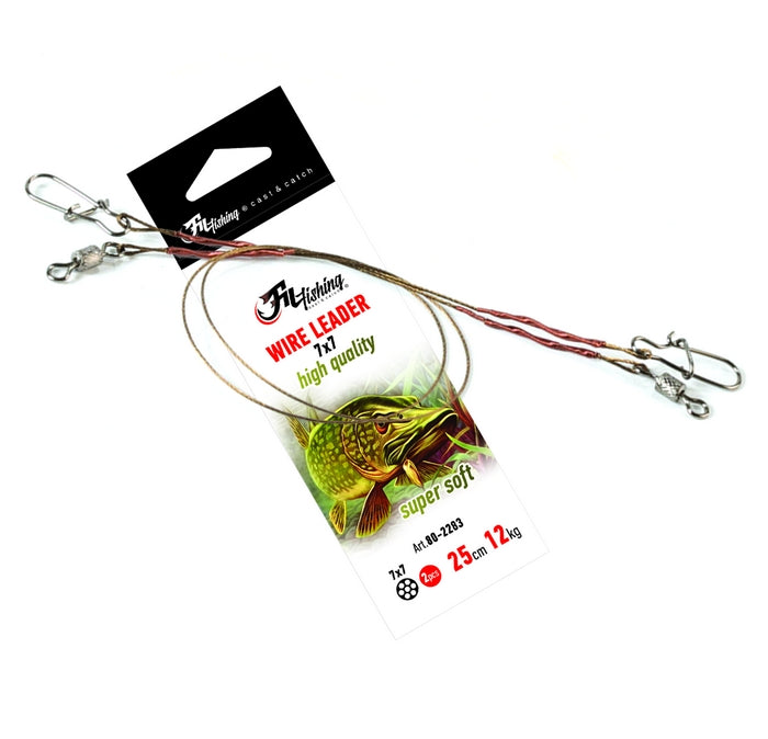 Struna Filfishing Wire Leader Super Soft, 25cm, 9 Kg, 2 Buc/Plic