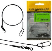 Struna Titan Orange Titanium Leader 1x7, 9kg, 30cm, 0.39mm, 1buc/plic