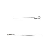 Struna VMC Blackflex din 7 fire de otel si ochet din nylon agrafa rapida vartej 27cm 5kg 3buc/plic