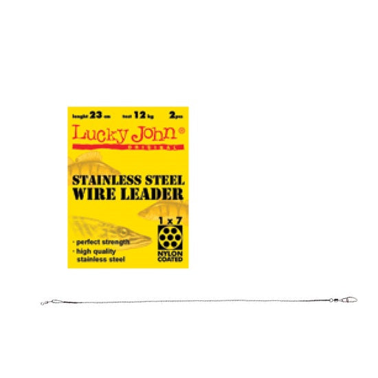 Strune Lucky John SSW 1x7 Steel Leaders verde 2