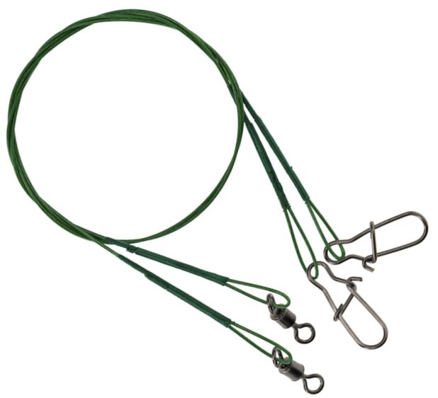 Strune MIKADO Zg11-056 Agrafa Safety Snap Green, 10kg, 25cm, 1buc