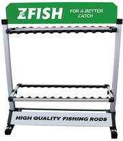 Suport Lansete Zfish Rod Stand 24 Posturi, 82x72x31cm