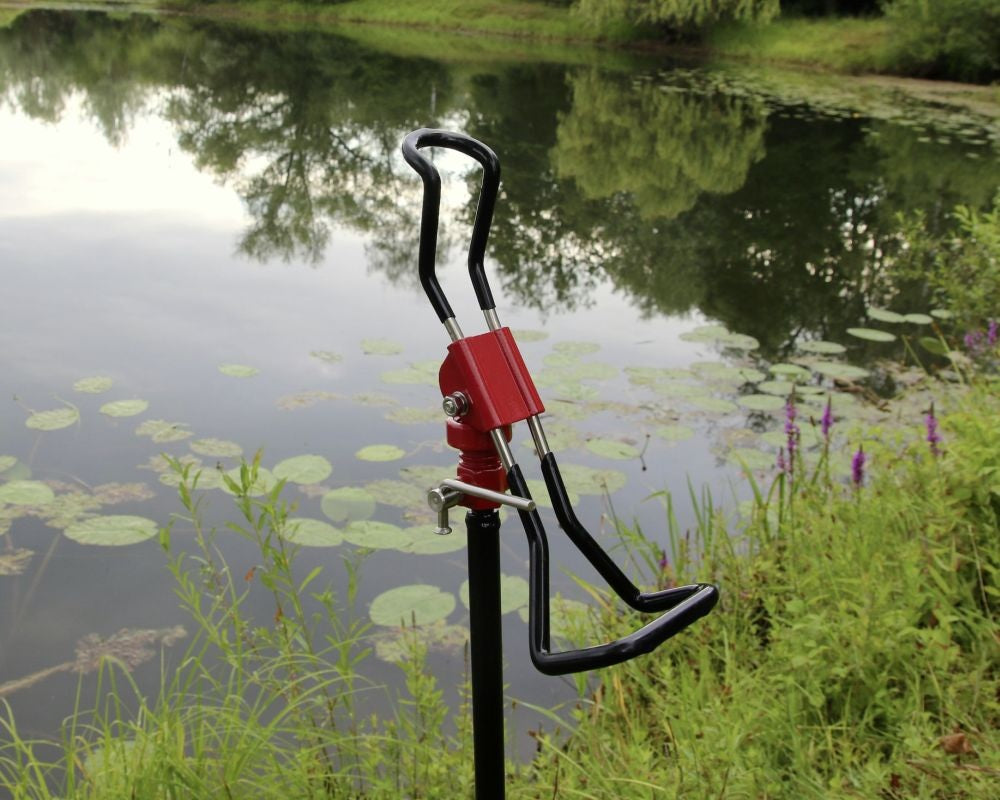 Suport Quantum Magic Trout Rod Holder ajustabil 85-130cm red/black 