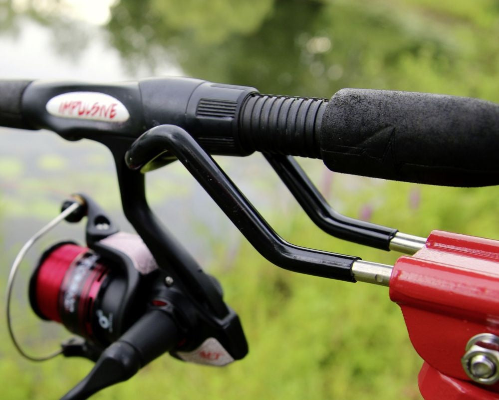 Suport Quantum Magic Trout Rod Holder ajustabil 85-130cm red/black 