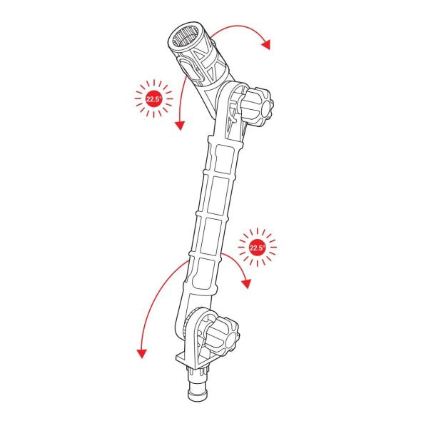 Suport Sonar Berkley Extension Arm with Quick Release Lock, 28cm