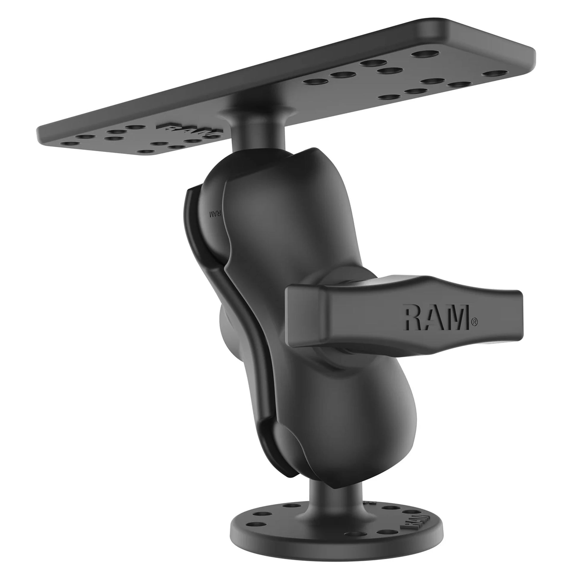 Suport Sonar RAM Mounts Universal Marine Electronic Mount - C Size Short