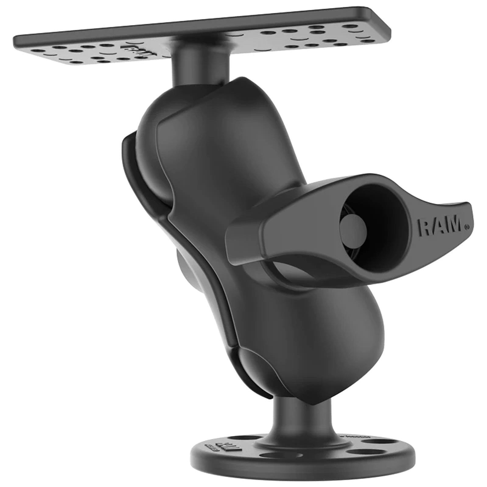 Suport Sonar RAM Mounts Universal Marine Electronic Mount - D Size Short