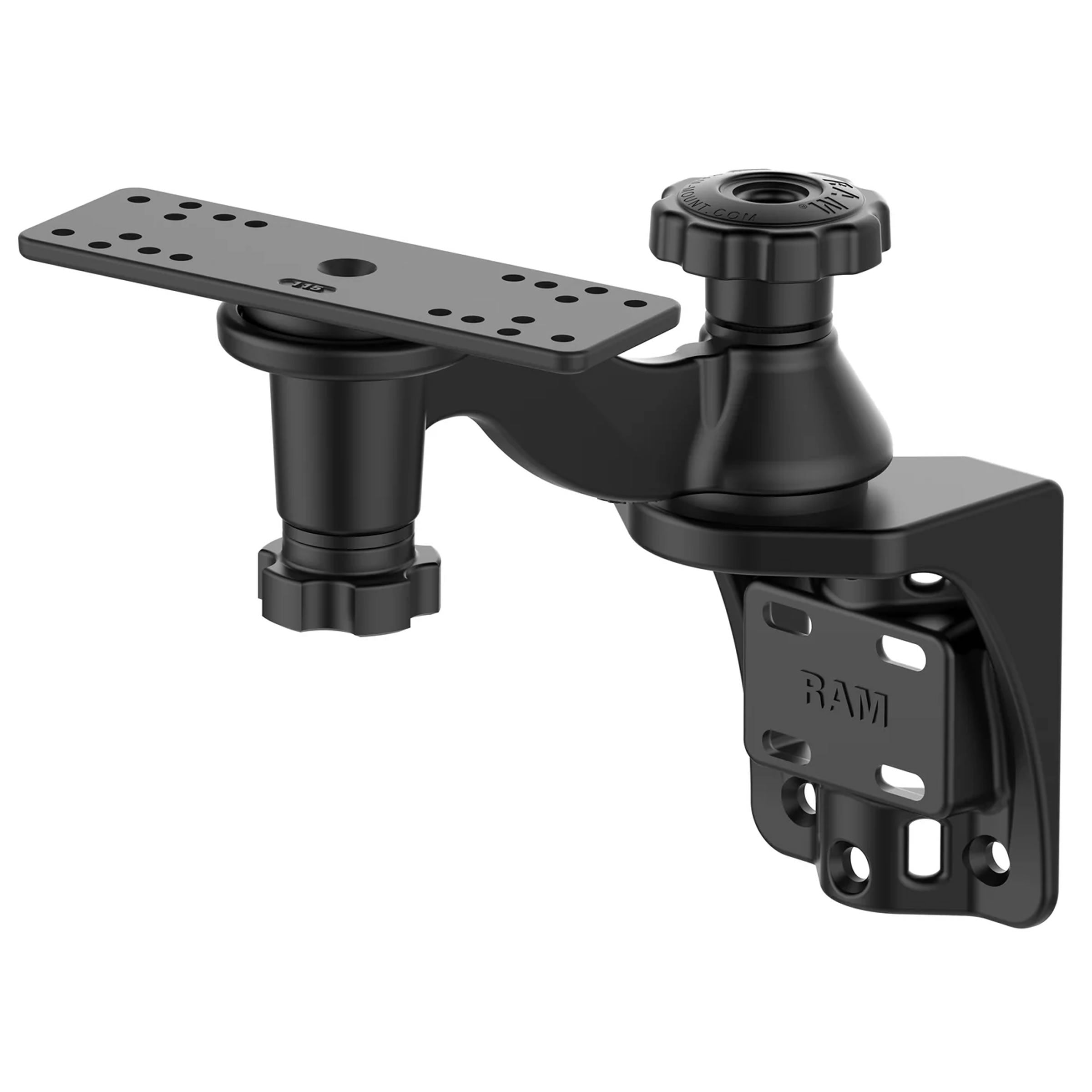 Suport Sonar RAM Mounts Vertical 6" Swing Arm Mount for Fishfinders &amp; Plotters