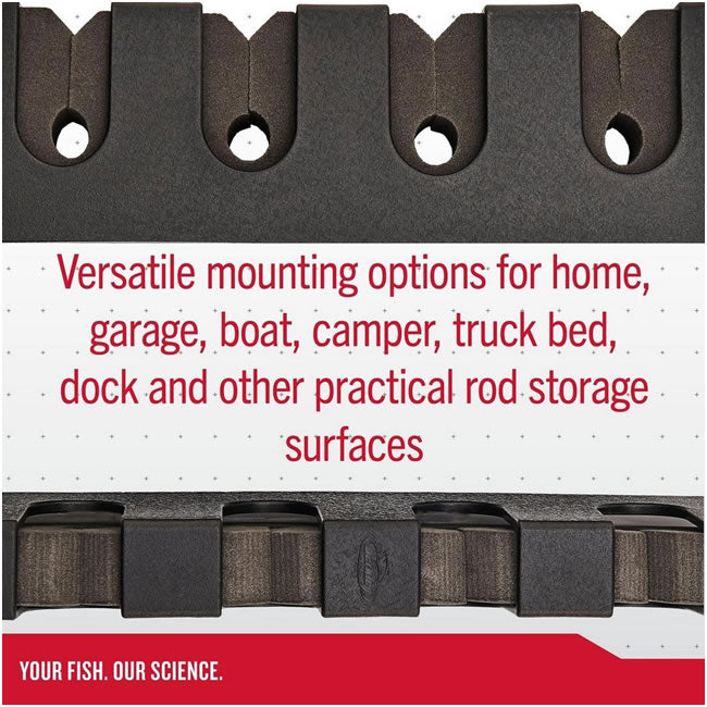 Suport de Perete pentru Lansete Berkley Horizontal BRMH4 Rod Rack 4 Posturi