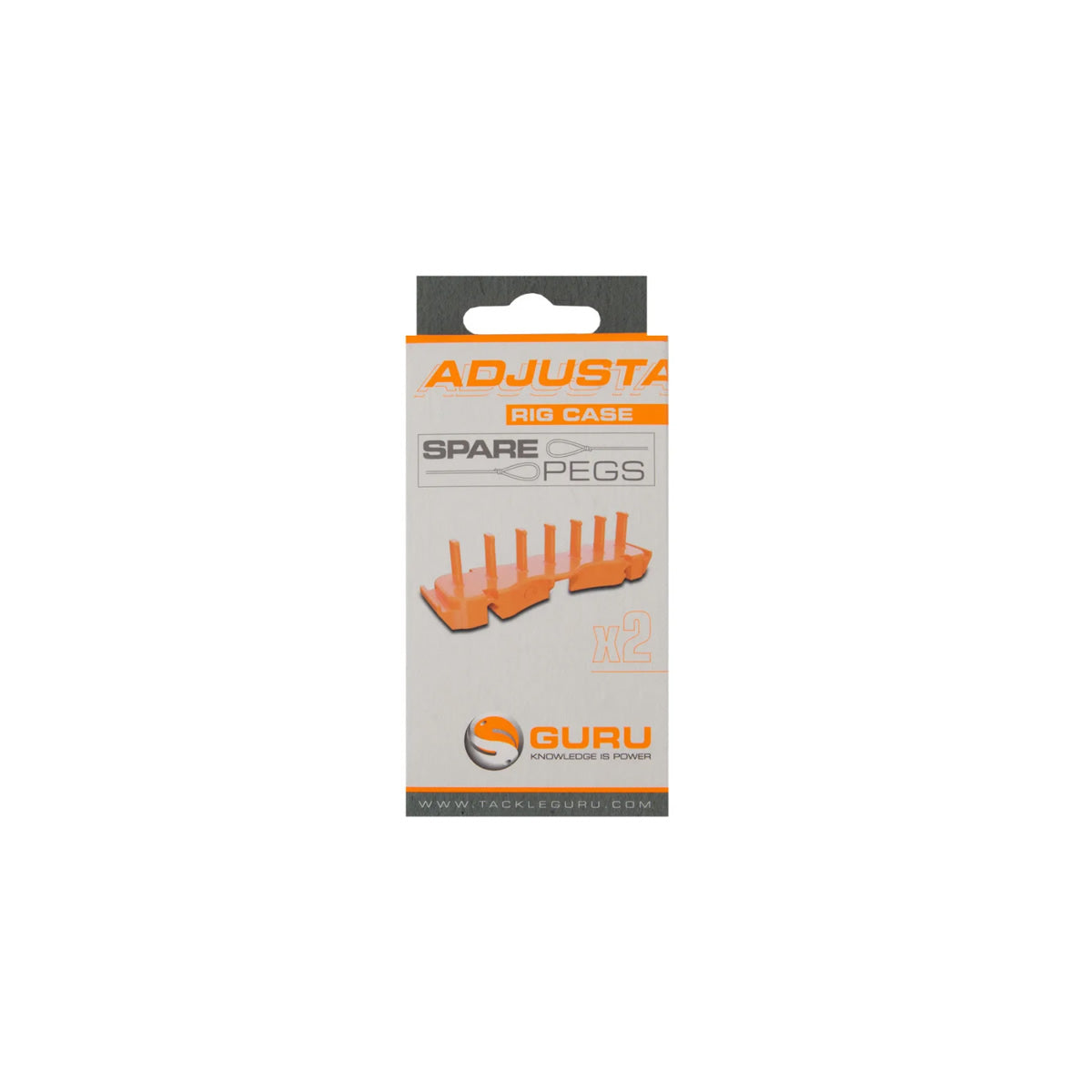 Suport monturi GURU Adjustable Rig Hook Point Pegs, Orange