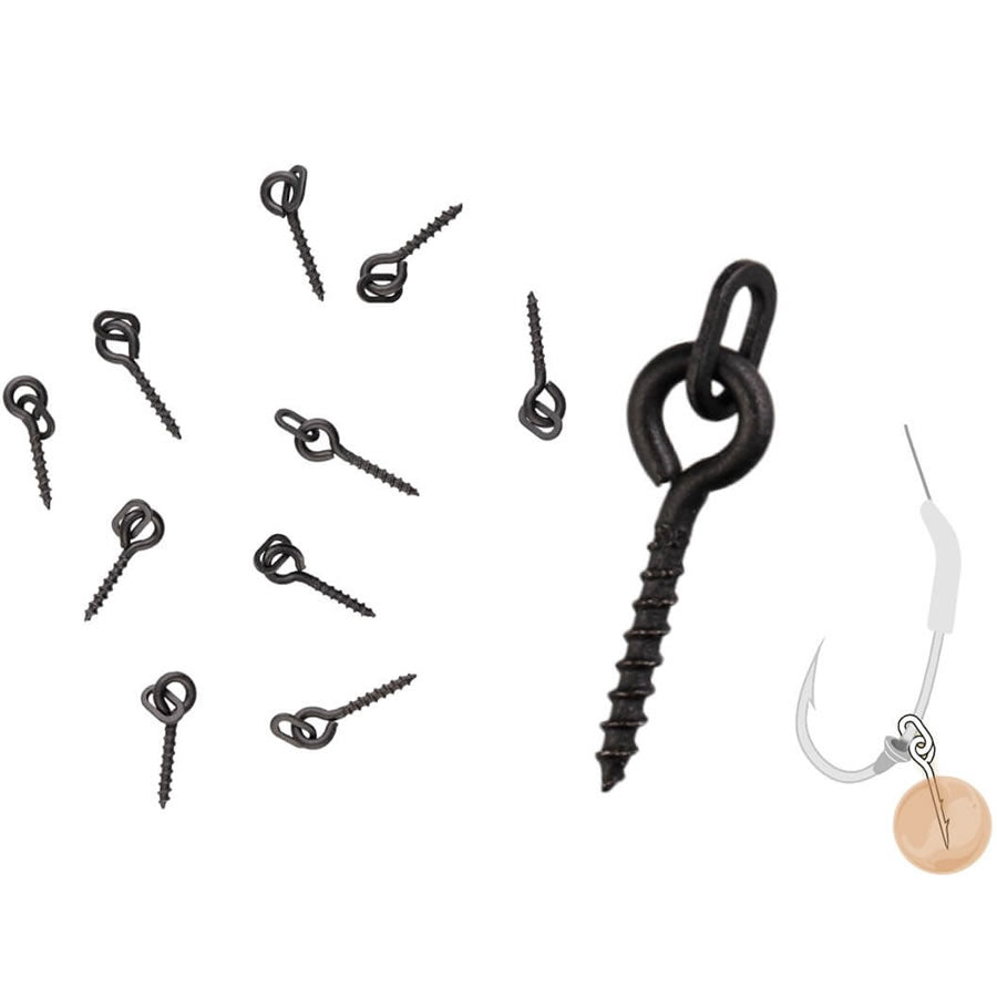 Surub Boilies ZFISH Bait Screw &amp; Oval Ring, 10buc/pac