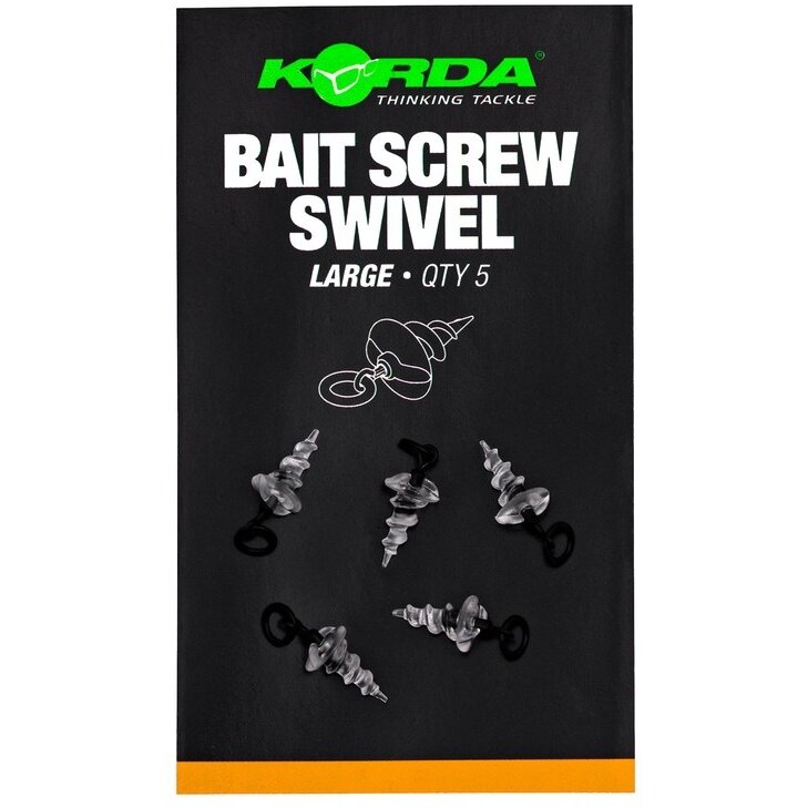 Surub cu Vartej si Anou Korda Micro Ring Bait Large, 5buc/plic