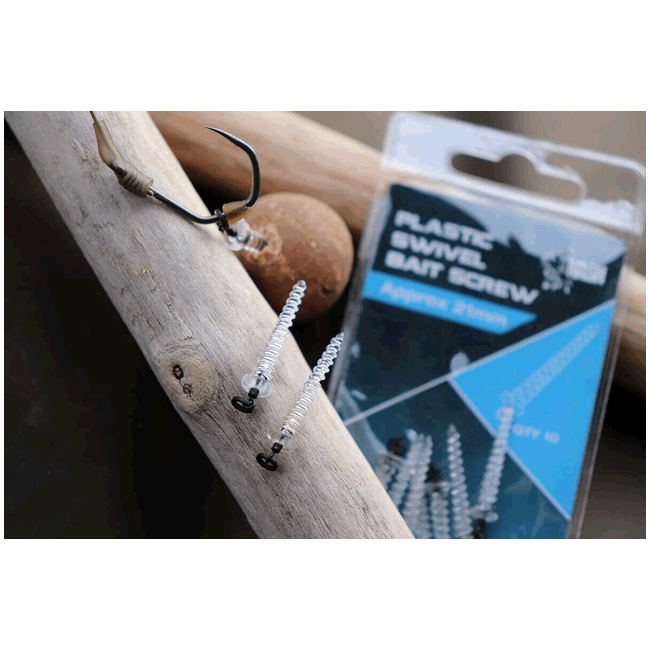 Surub din plastic pentru momeala Nash Plastic Swivel Bait Screw