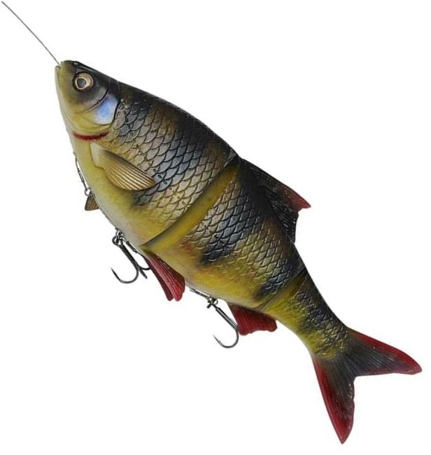 Swimbait Articulat SAVAGE GEAR 4D Line Thru Roach SS, Moderate Sink, 86g, 18cm, 1buc/pac