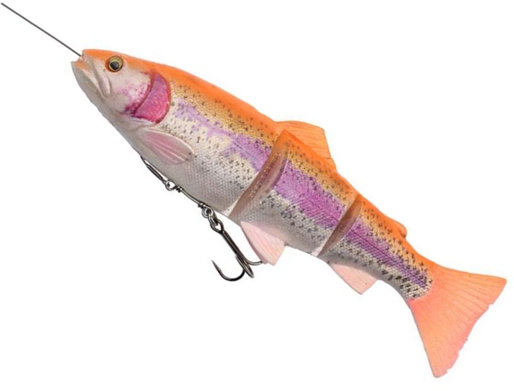 Swimbait Articulat SAVAGE GEAR 4D Trout, Golden Albino, 180g, 25cm, 1buc/pac