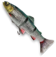Swimbait Articulat SAVAGE GEAR 4D Trout S, Green Silver, 193g, 25cm, 1buc/pac