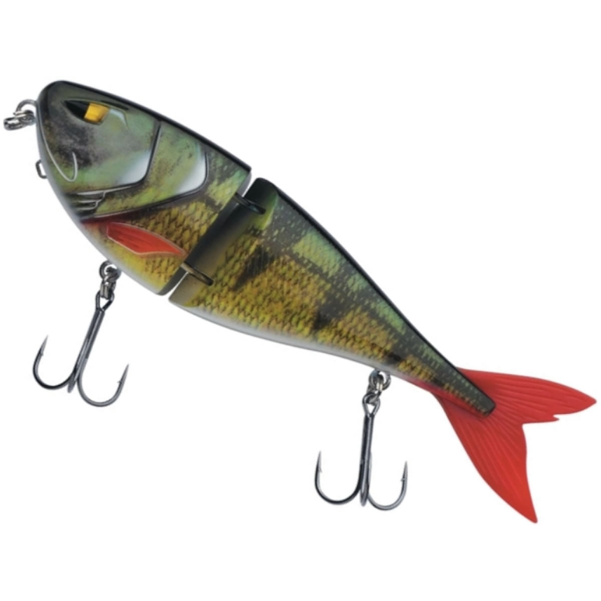 Swimbait BERKLEY Zilla Jointed Glider 180, Perch, 18cm, 80g