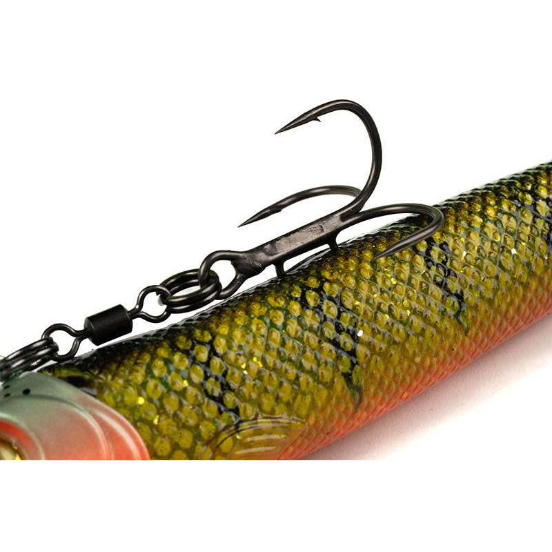 Swimbait FOX RAGE Pelagic Ready Rig Slick Fast, Natural Perch, 18cm, 40g