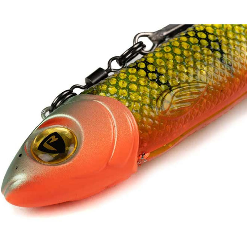 Swimbait FOX RAGE Pelagic Ready Rig Slick Fast, Natural Perch, 21cm, 60g