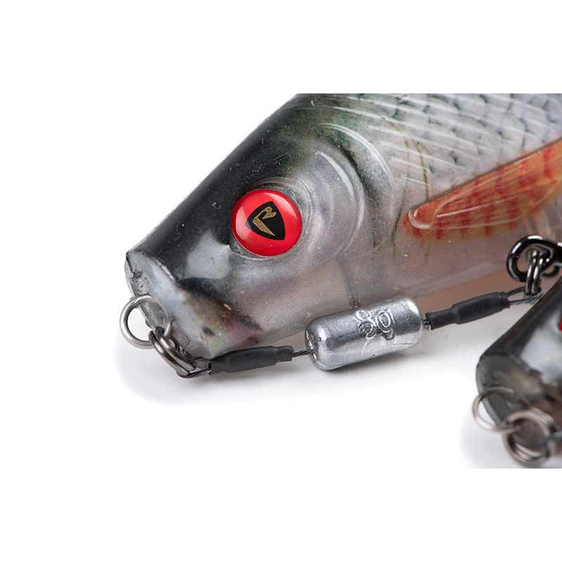 Swimbait FOX RAGE Pro Shad Jointed Loaded, Natural Perch, 18cm, 52g