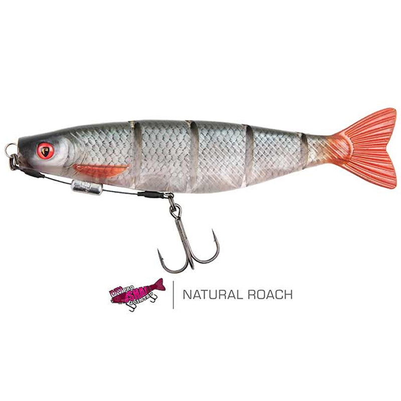 Swimbait FOX RAGE Pro Shad Jointed Loaded, Ultra Natural Roach, 14cm, 31g