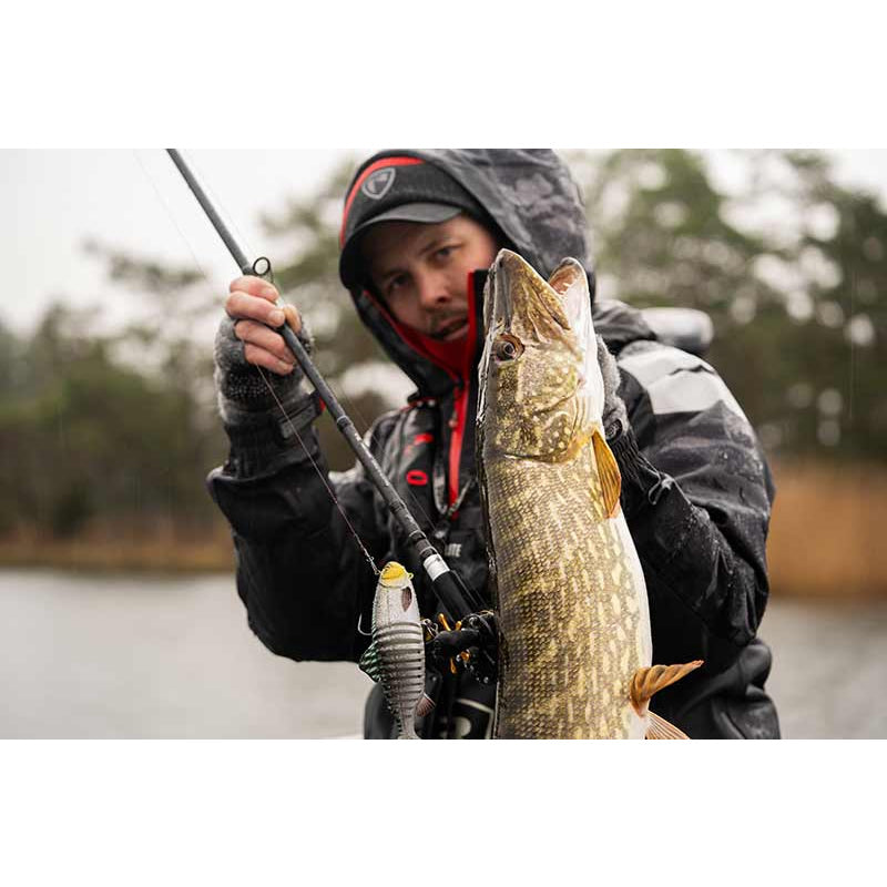 Swimbait FOX RAGE Replicant Jointed - New Colours, Original Stickleback, 18cm, 80g