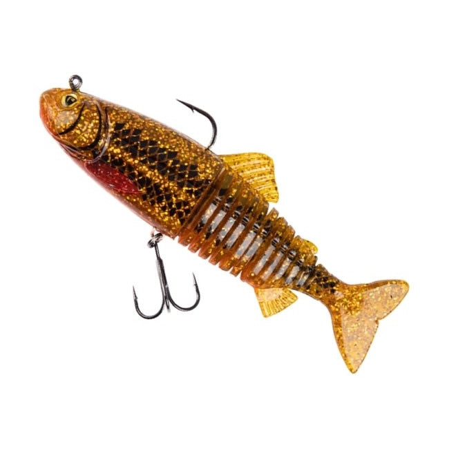 Swimbait FOX Rage Replicant Jointed 18cm 80g UV Goldie