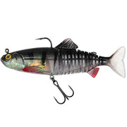 Swimbait FOX Rage Replicant Jointed, UV Young Perch, 15cm, 60g