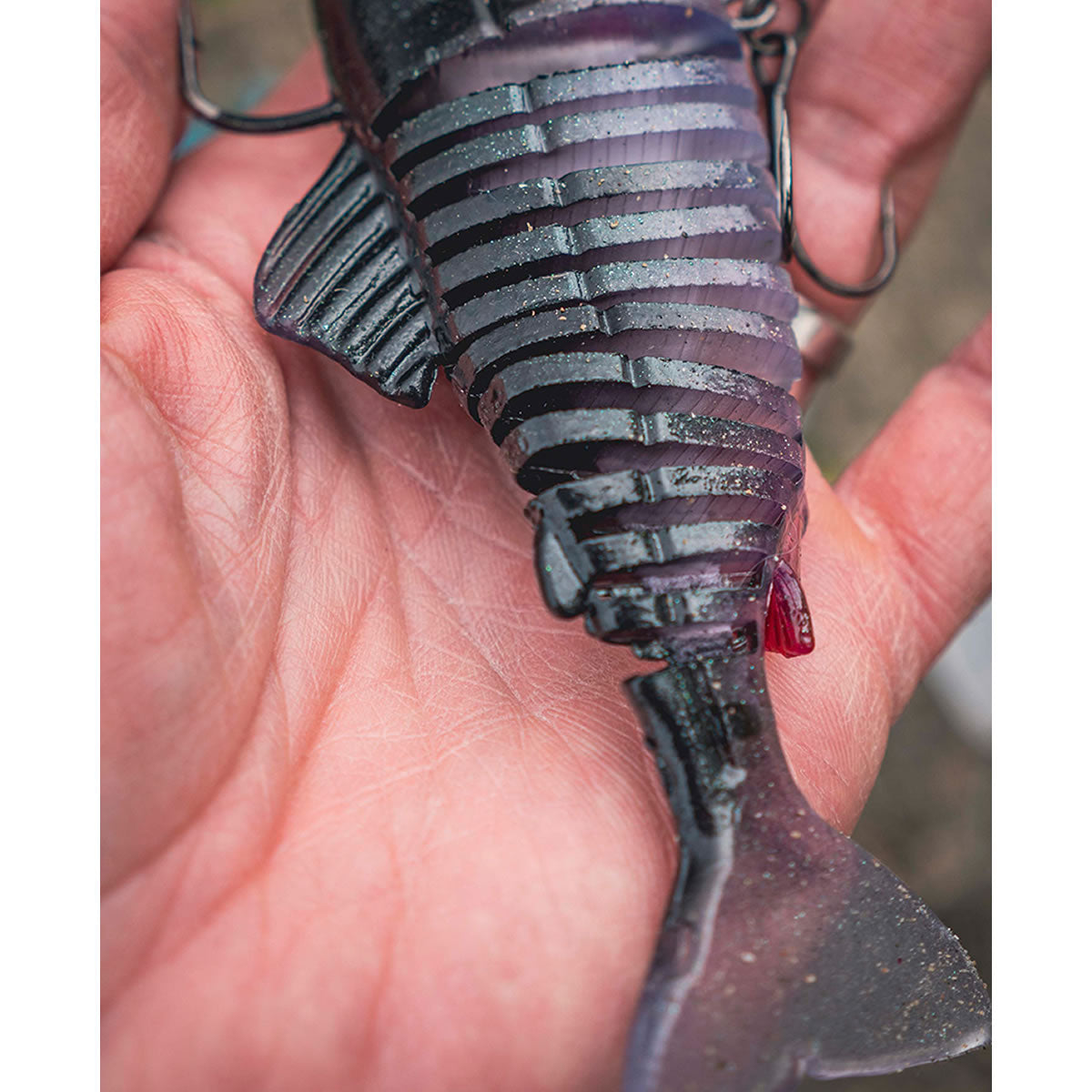 Swimbait Fox Rage Replicant Jointed, Ghost Ayu UV, 23cm/9inch, 130g
