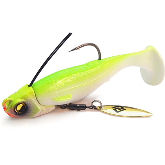 Swimbait RAID Head Swimmer Libero 009 White Chartreuse 2buc/pac