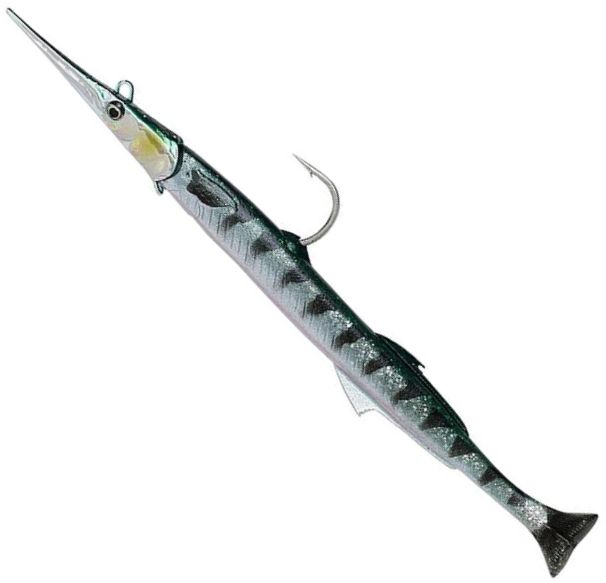 Swimbait SAVAGE GEAR 3D Needlefish Pulse Tail, Baracuda, 55g, 23cm, 1buc/pac