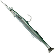 Swimbait SAVAGE GEAR 3D Needlefish Pulse Tail, Green Silver, 105g, 30cm, 1buc/pac
