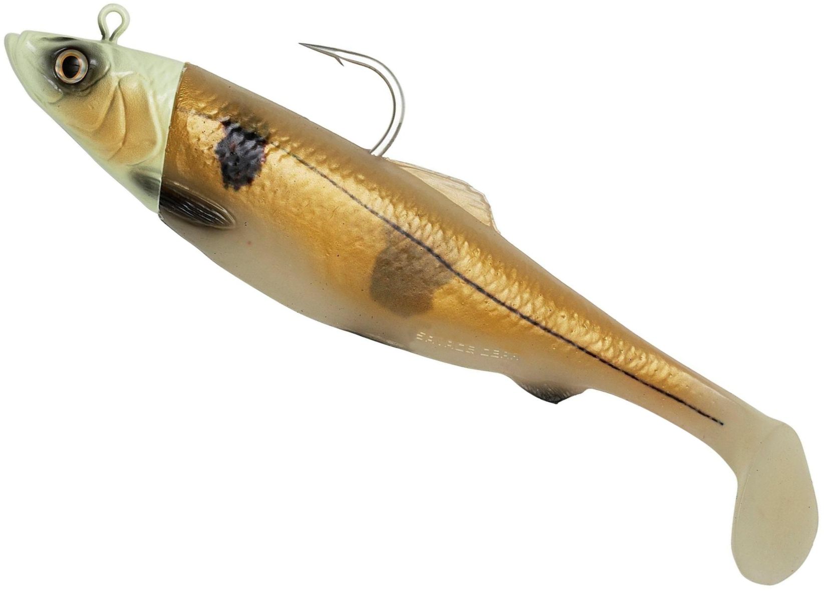 Swimbait SAVAGE GEAR 4D Herring Big Shad, Glow Haddock, 200g, 22cm, 1+2buc/pac