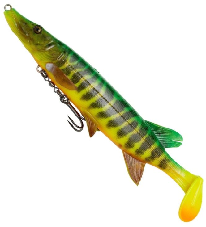 Swimbait SAVAGE GEAR 4D Shad, Striped Pike, 65g, 20cm, 1buc/pac