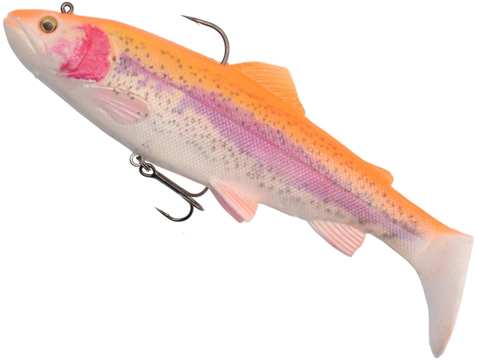 Swimbait SAVAGE GEAR 4D Trout Rattleshad, Golden Albino, 80g, 17cm, 1buc/pac
