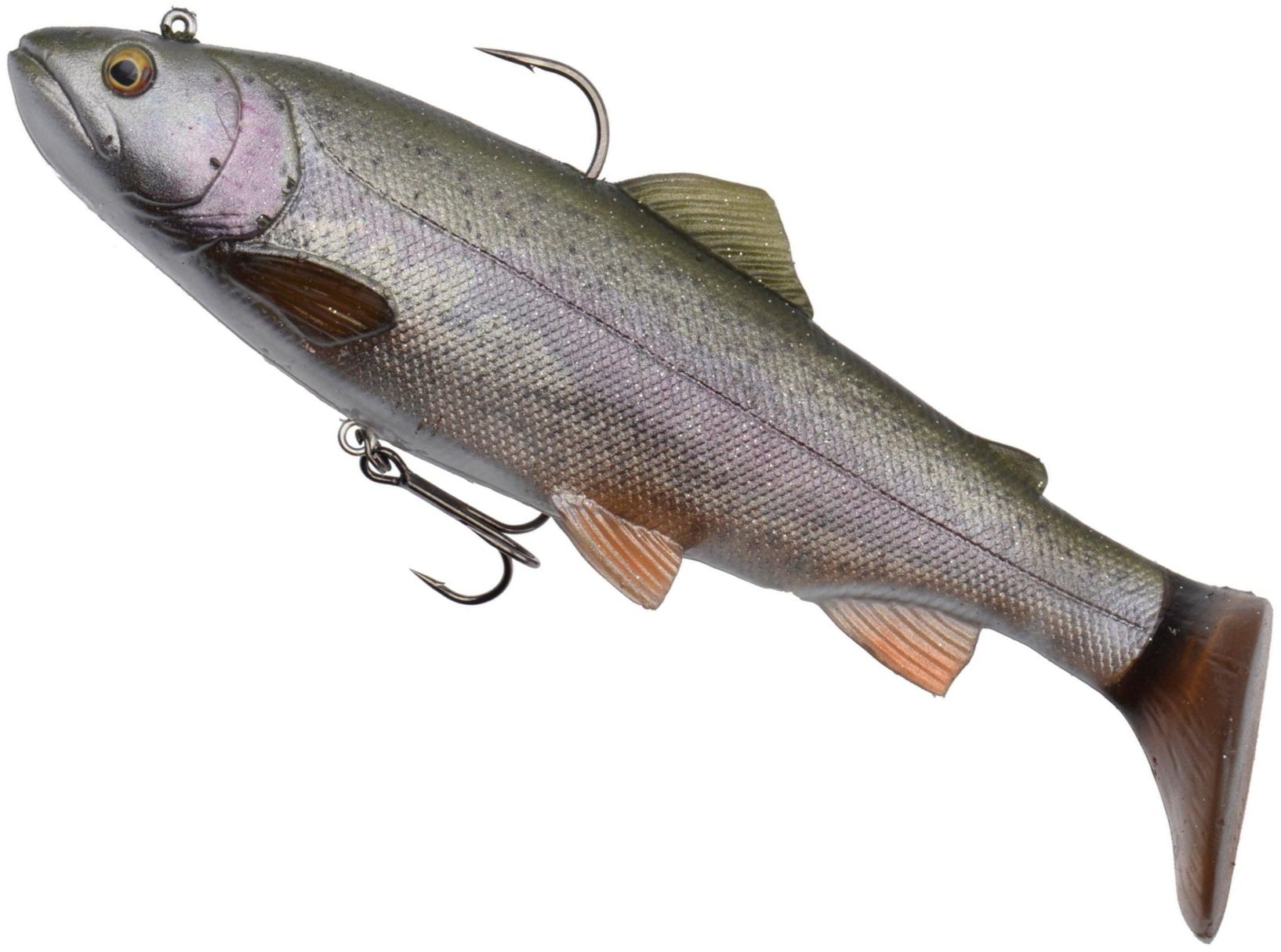 Swimbait SAVAGE GEAR 4D Trout Rattleshad, Rainbow Trout, 35g, 12.5cm, 1buc/pac