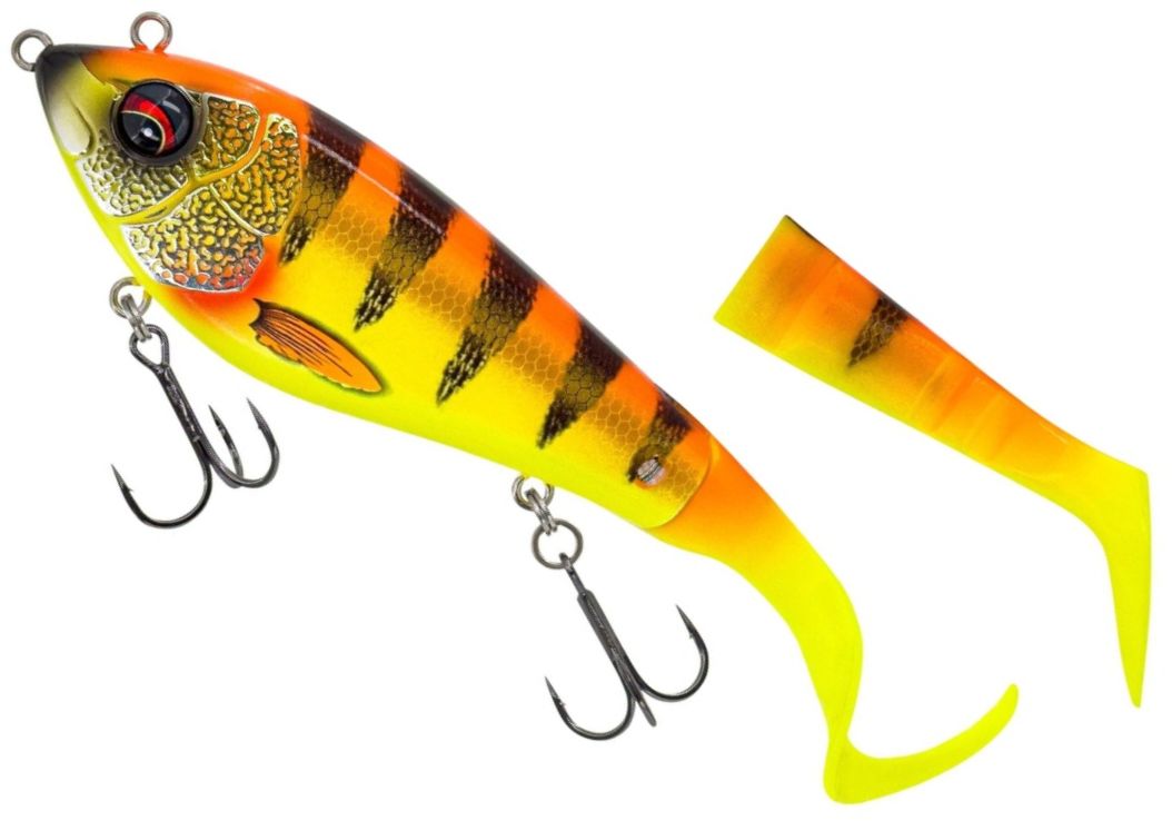 Swimbait SAVAGE GEAR Deviator Tail SS Golden Amb 1+2buc/pac